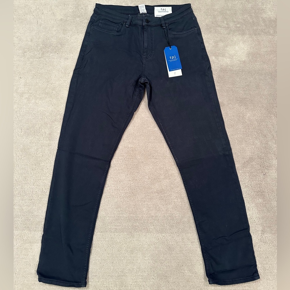 PERFECT Men’s Relaxed Fit Jeans 38x36 Dark Wash Stretch Denim NWT